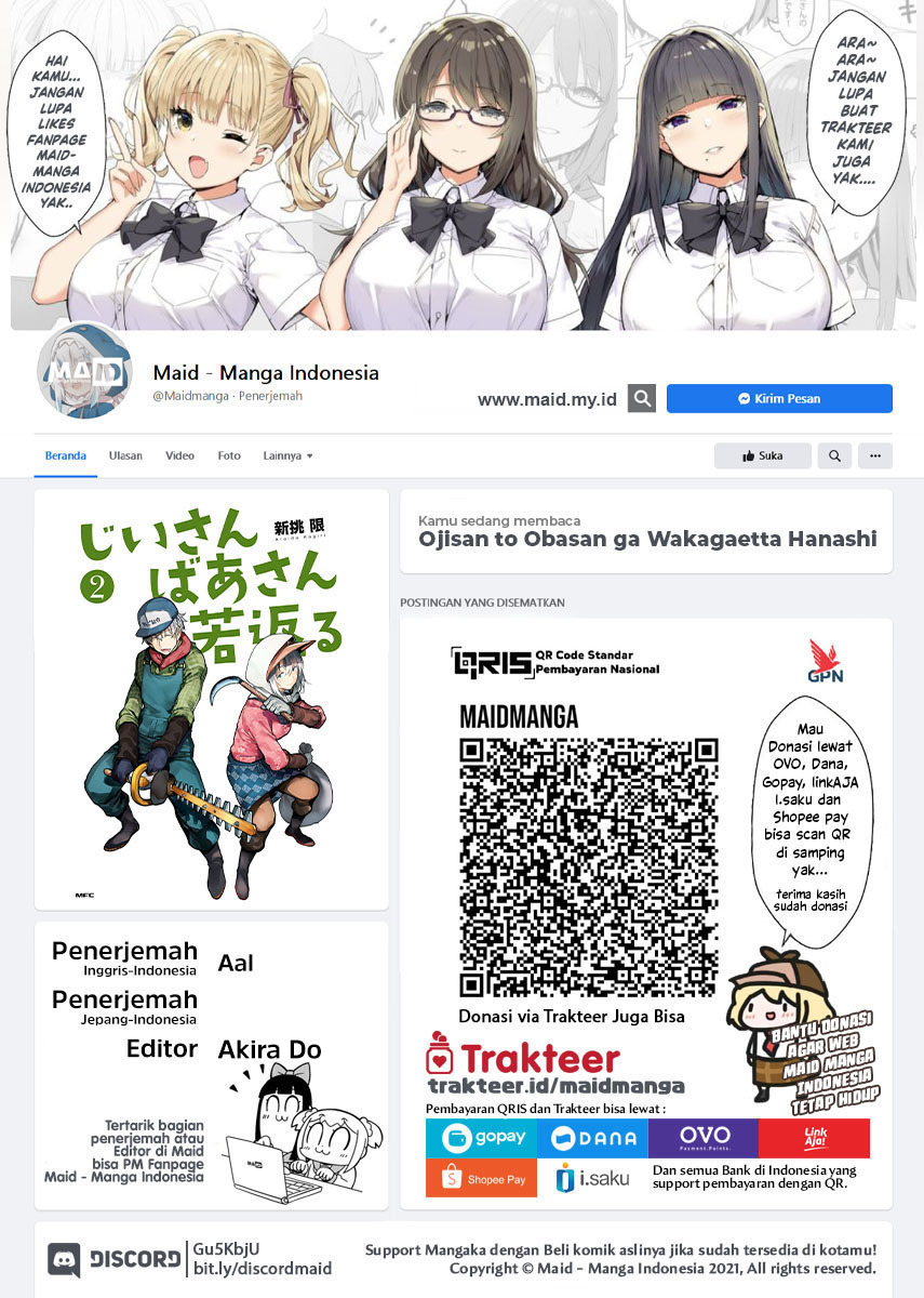 Ojisan to Obasan ga Wakagaetta Hanashi Chapter 61 Bahasa Indonesia